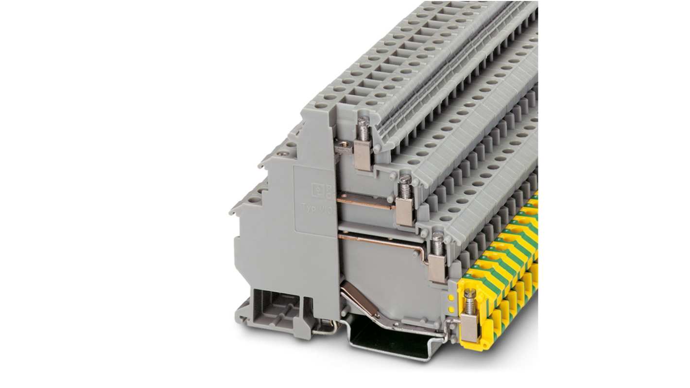 Phoenix Contact 3024465 VIOK 1.5-3D/PE-EX Series Grey, Quadruple-Level, Screw Termination