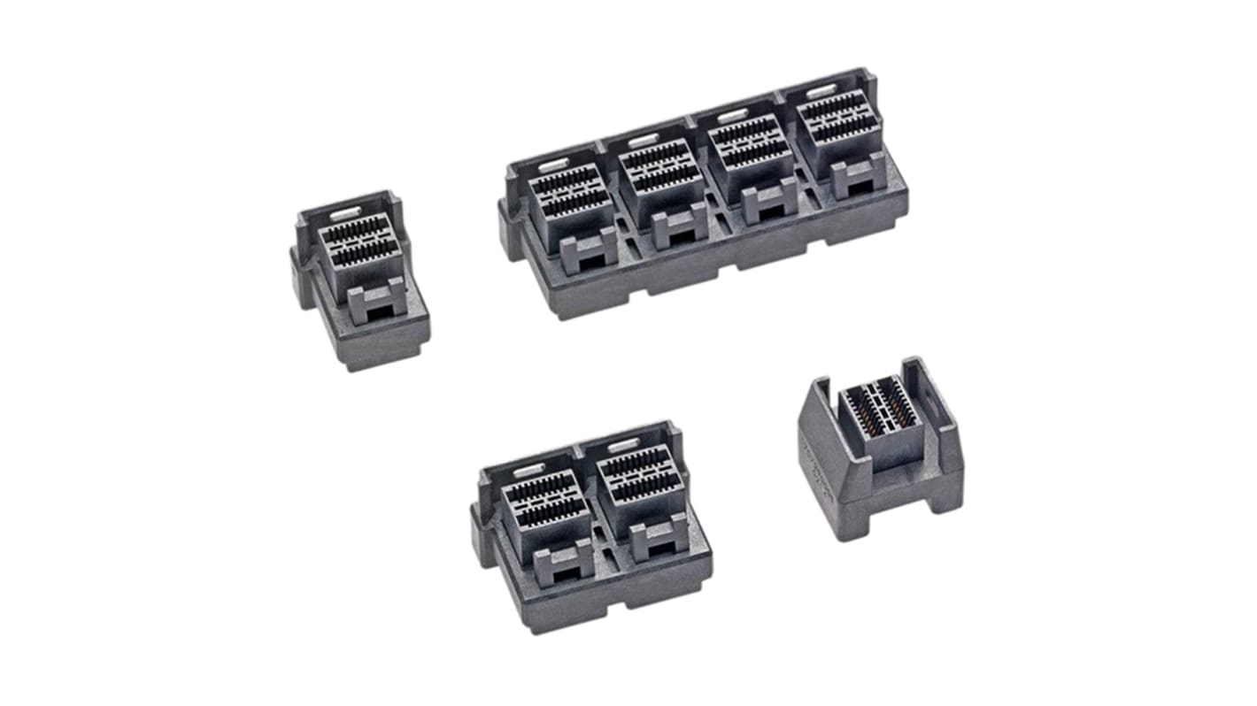 Molex 排母线对板, 0.75mm间距, THT安装, iPass zHD系列