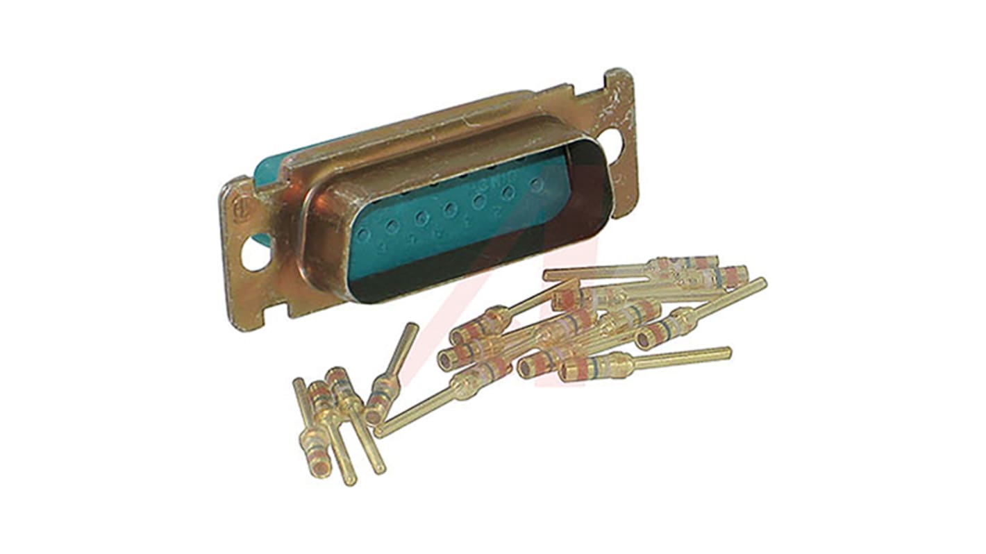 Cinch M24308 15 Way Cable Mount D-sub Connector Plug