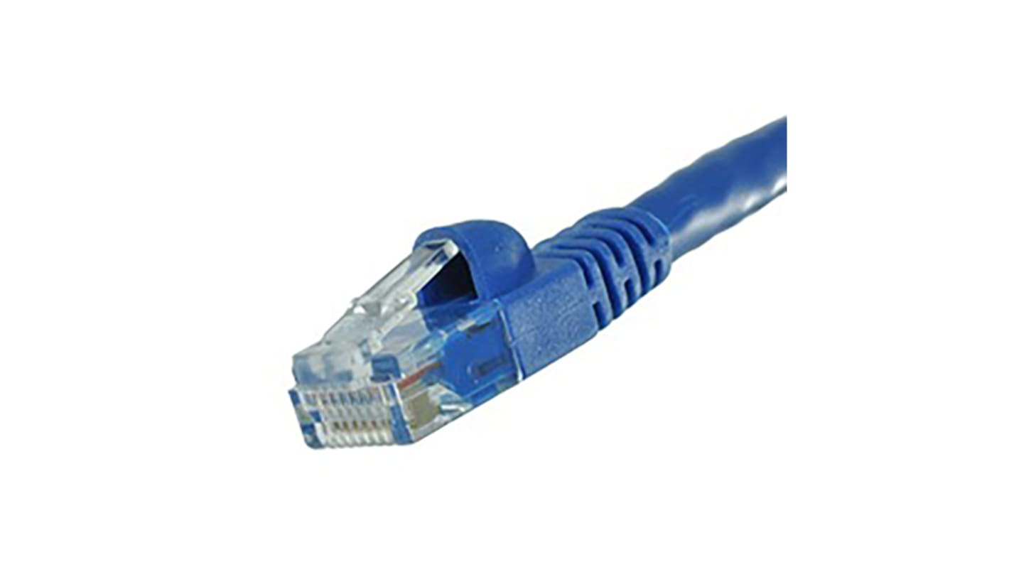 Cinch Cat6 Male RJ45 to Male RJ45 Ethernet Cable, U/UTP, Blue PVC Sheath, 2.1m