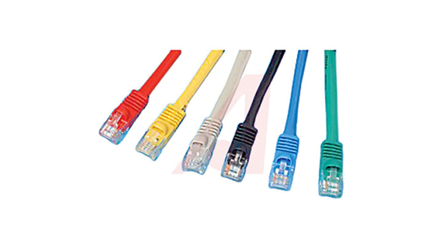 Cinch Connectors73, 2.1m Cat6, Red, U/UTP, Terminated PVC Sheath