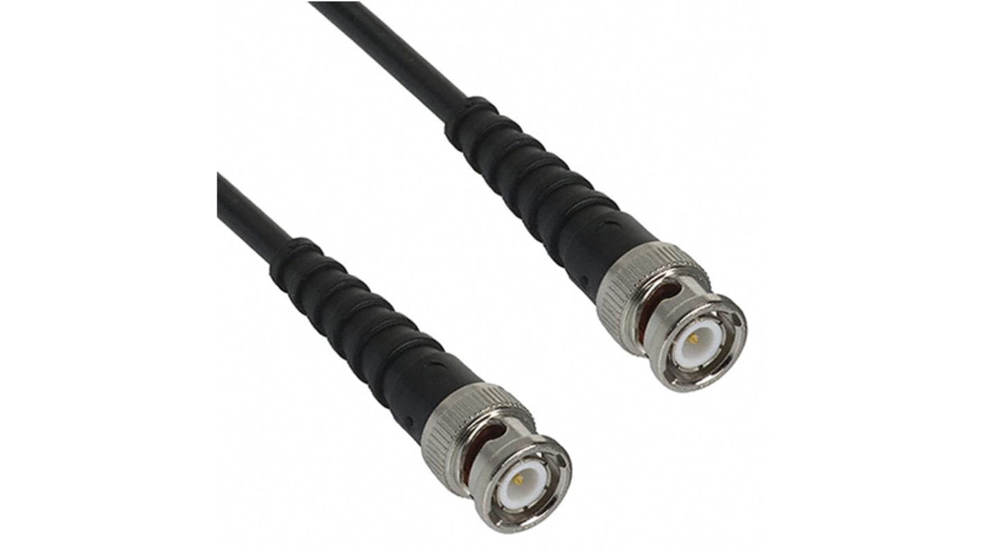 Cinch 415 Series Male BNC to Male BNC Coaxial Cable, 609.6mm, RG58 Coaxial, Terminated