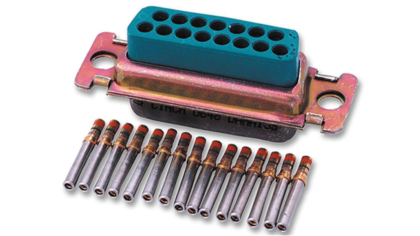 Cinch Connectors DEMA 9 Way Cable Mount D-sub Connector Socket