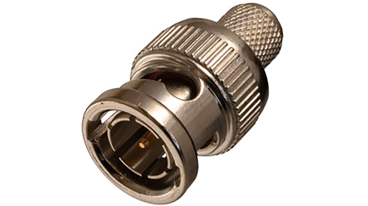 Cinch Connectors, Plug Cable Mount BNC Connector, 75Ω, Crimp Termination, Straight Body