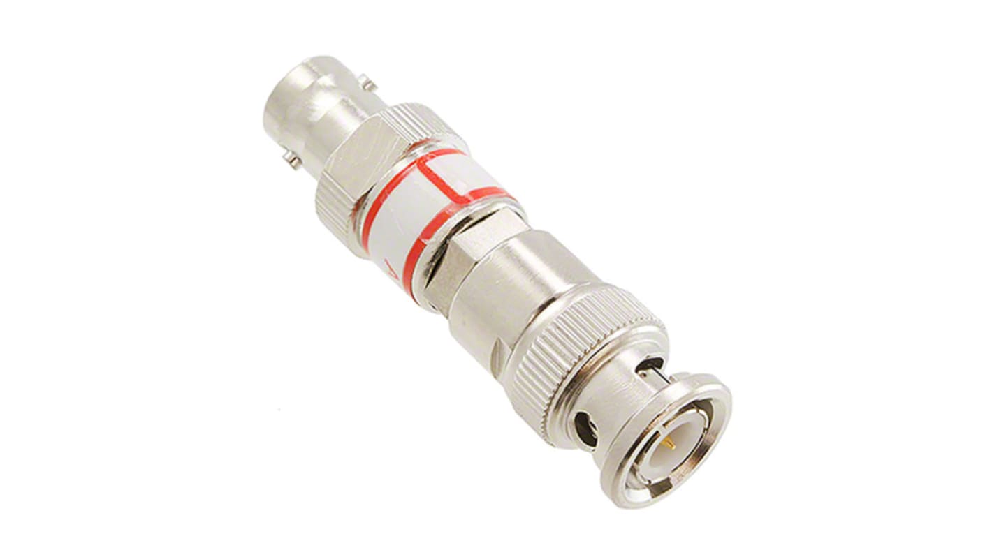 Cinch 50Ω RF Attenuator Straight BNC Connector BNC Plug to BNC Socket 20dB, Operating Frequency 0 → 2GHz