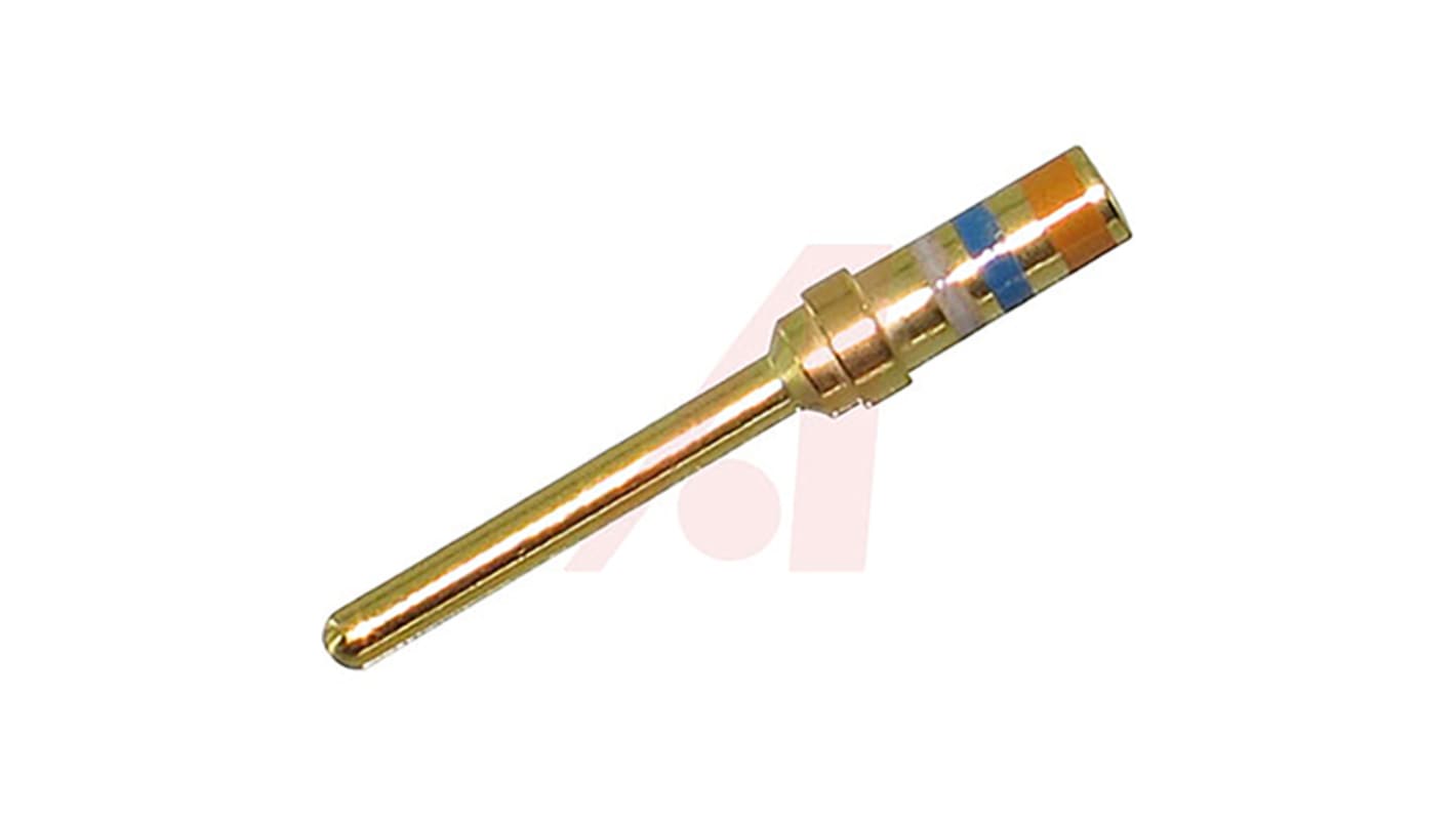Cinch, M39029 Series, Male Crimp D-sub Connector Contact, Gold over Nickel  Pin, 24 → 20 AWG