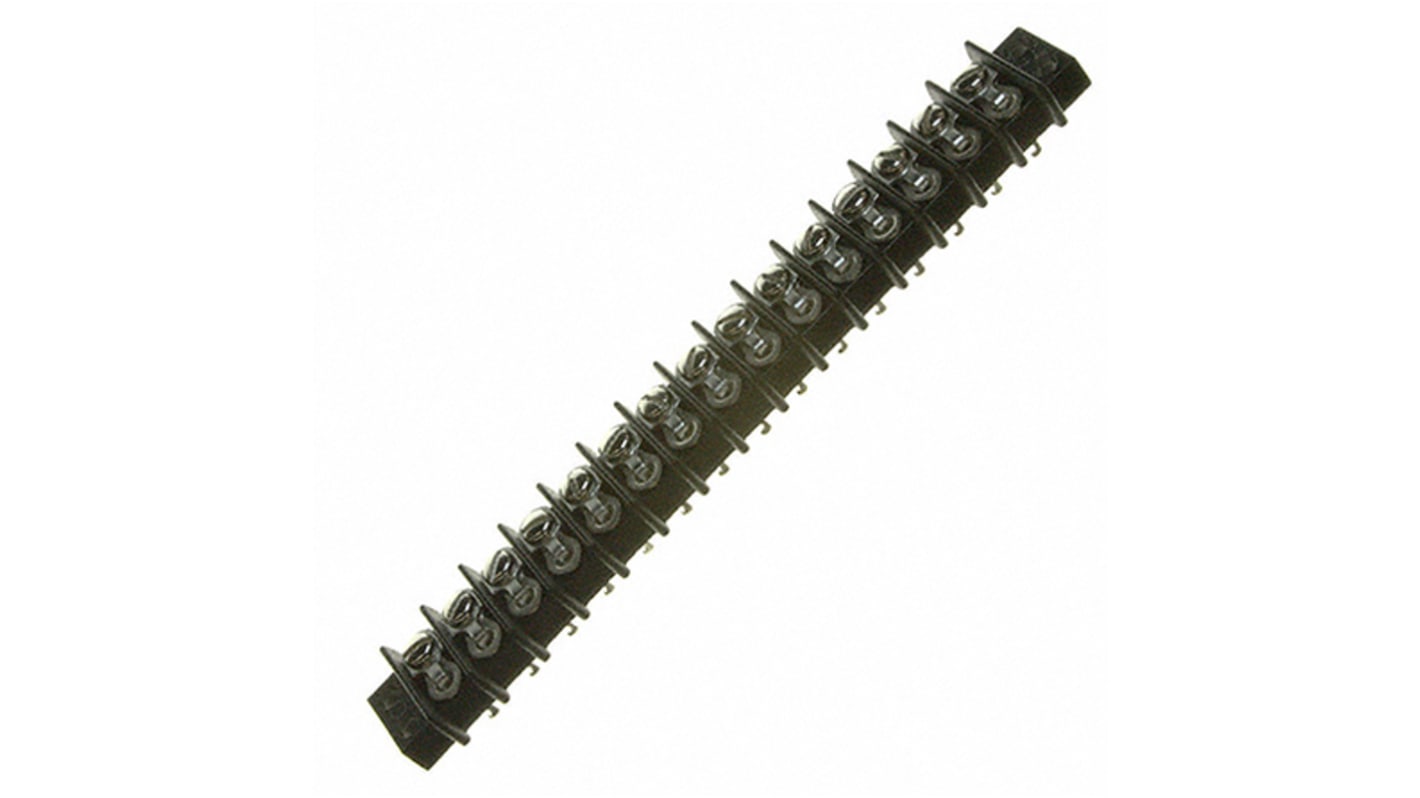 Blok zacisków, 15-pinowy, raster 9.53mm, 2-rzędowy, 15A, 250 V AC
