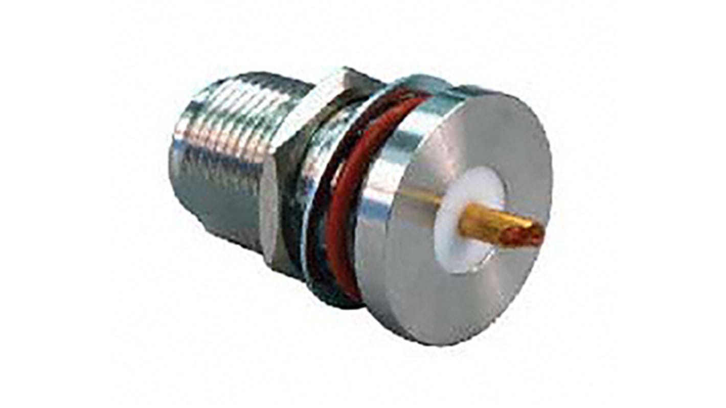 Conector coaxial Cinch Connectors 138-4701-407, Hembra, Recta, Impedancia 50Ω, Montaje pasante, Terminación de