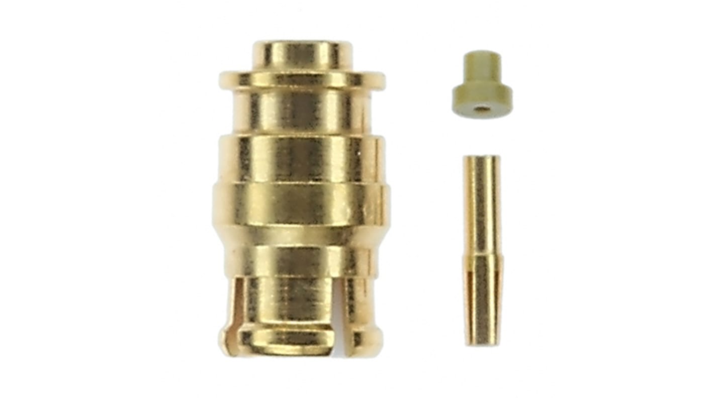 Cinch Connectors, Jack Cable Mount SMP Connector, 50Ω, Solder Termination, Straight Body