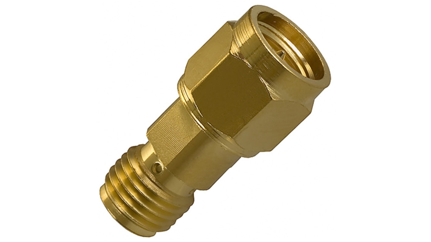 Cinch Connectors SMA Series Female, Male SMA Connector, 50Ω, Straight Body