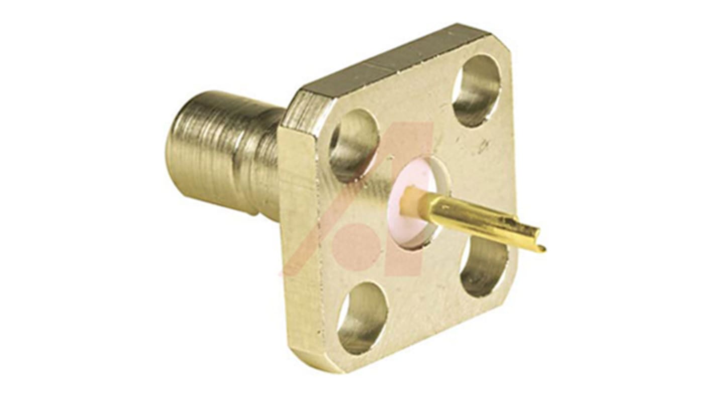 Cinch Connectors SMB Series, Jack Flange Mount SMB Connector, 50Ω, Straight Body