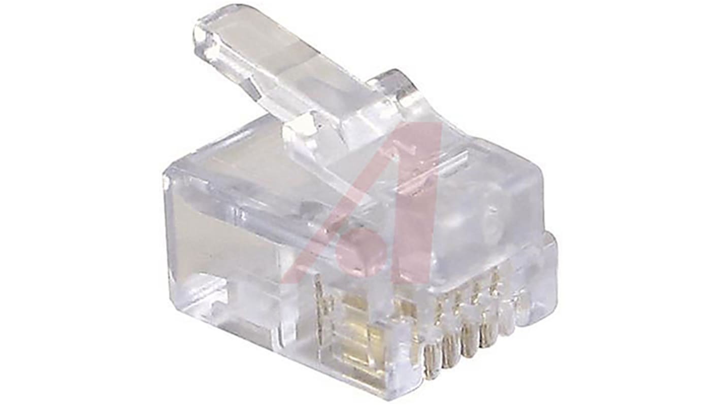 Cinch 32 Series Male RJ11 Connector, Cable Mount Straight 6P4C -Way