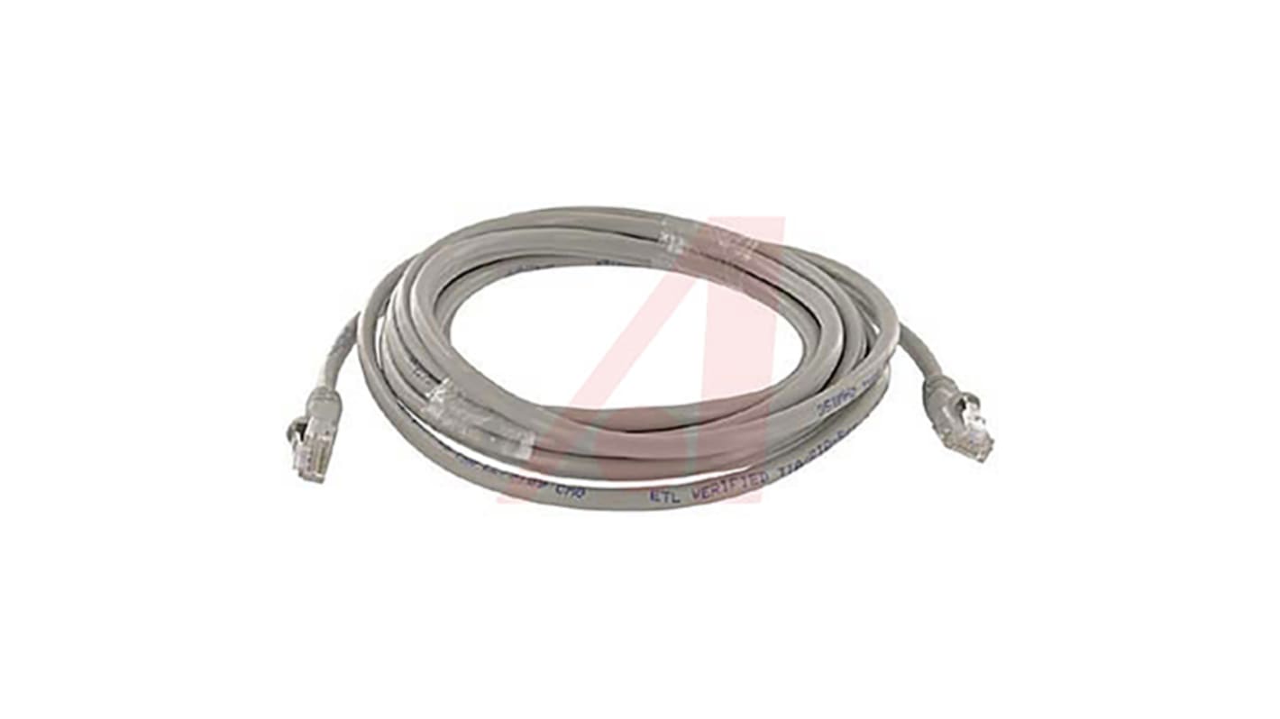 Cable Ethernet Cat5e U/UTP Cinch de color Gris, long. 15m, funda de PVC