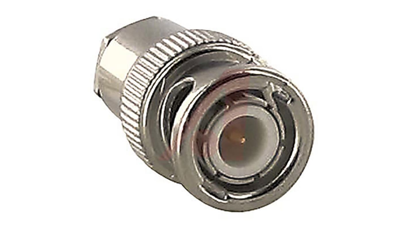 Cinch Connectors Male Koaxialsteckverbinder BNC-Steckverbinder, Kabelmontage, Löt-Anschluss, für RG58-Kabel, 50Ω, Gerade