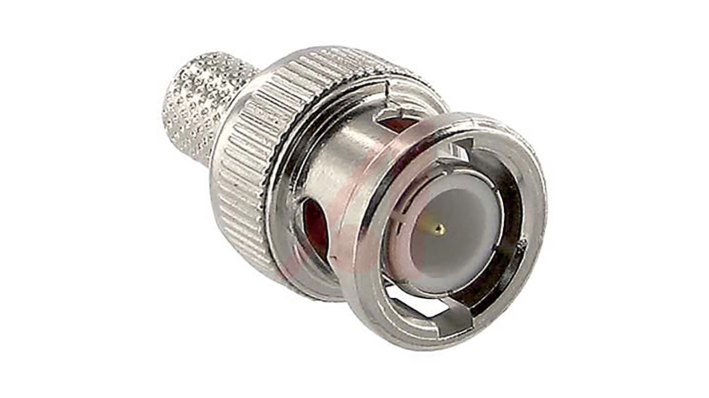 Cinch Connectors, Plug Cable Mount BNC Connector, 50Ω, Crimp Termination, Straight Body