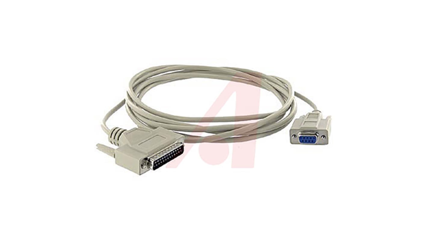 1.8m Modem Cable, DB9 Female - DB25 Male