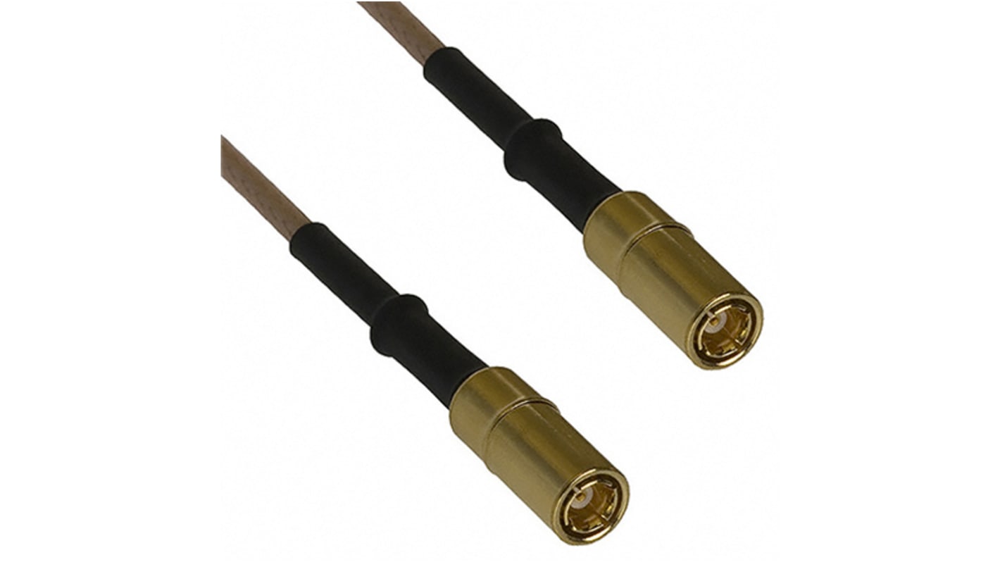 Cinch 415 Series Male SMB to Male SMB, 304.8mm, RG316 Coaxial, Terminated50 Ω