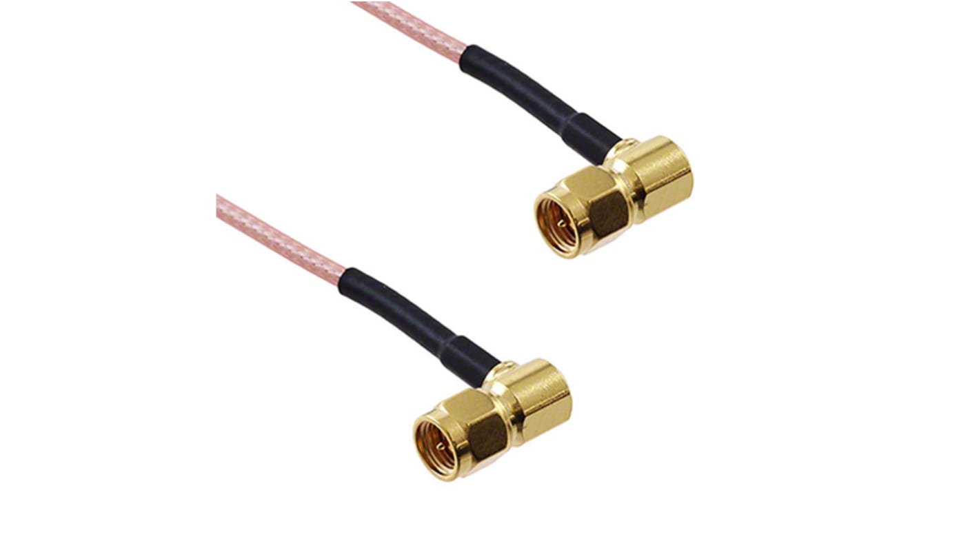 Cinch 415 Series Male SMA to Male SMA, 152.4mm, RG316 Coaxial, Terminated50 Ω