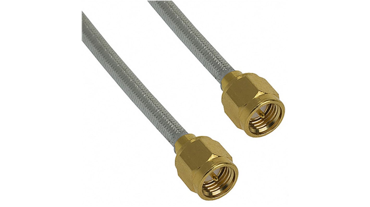 Cinch 415 Series Male SMA to Male SMA, 101mm, Hand Formable 0.141 Coaxial, Terminated50 Ω