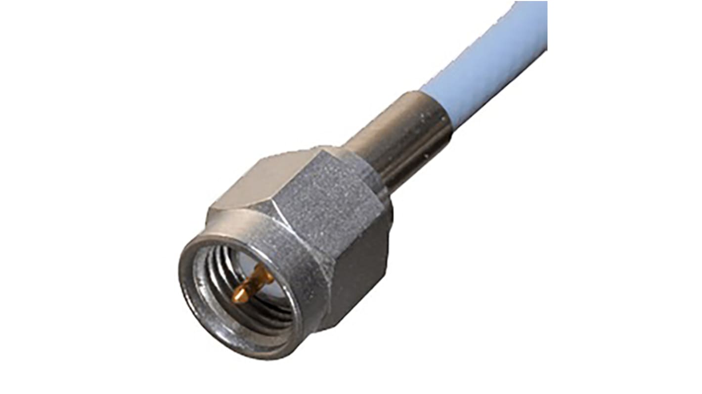 Cinch Connectors SMA Series, Plug Cable Mount SMA Connector, 50Ω, Crimp Termination, Straight Body