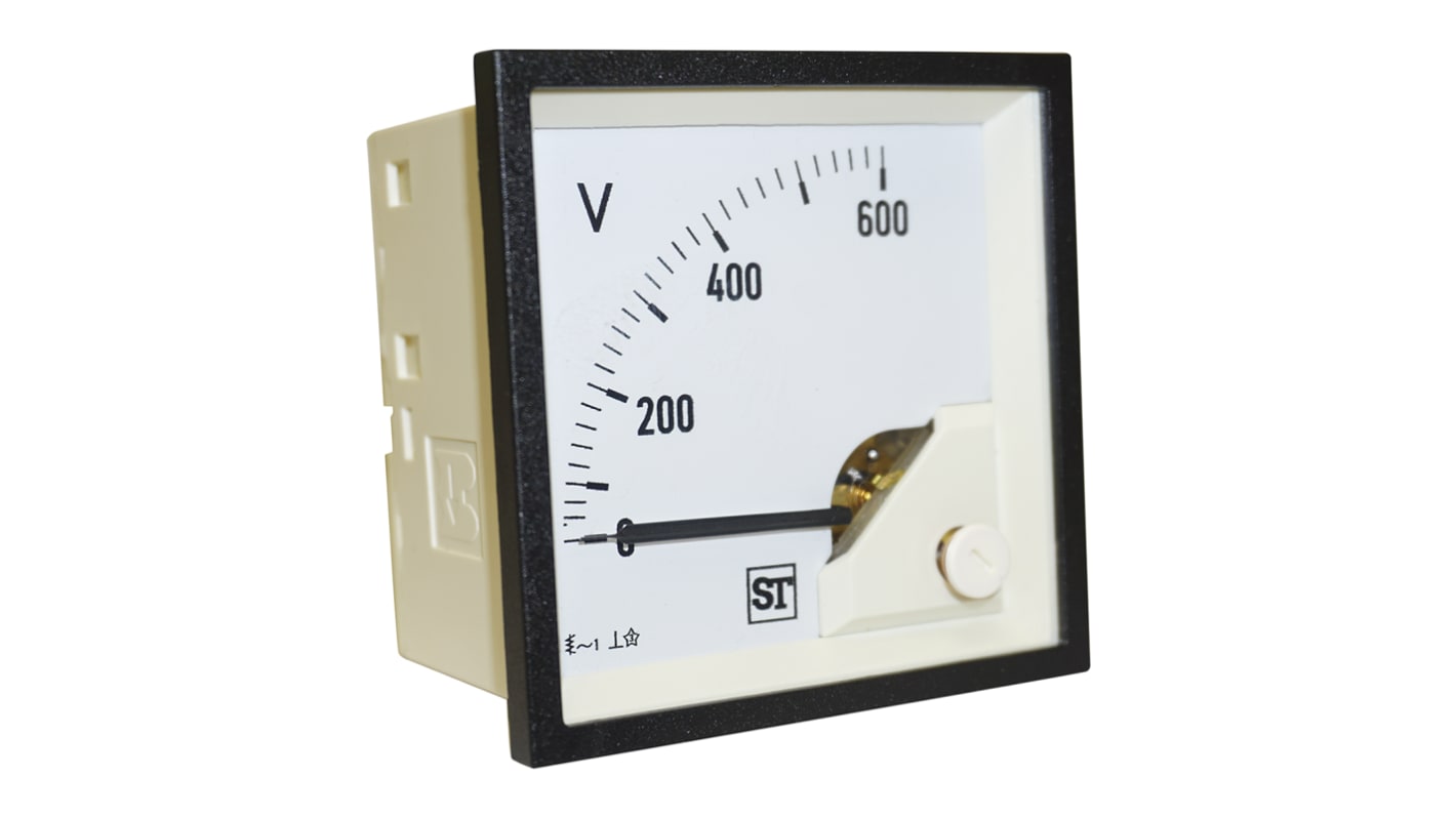 Sifam Tinsley Sigma Analoges Voltmeter AC, 68mm, 68mm, 54mm