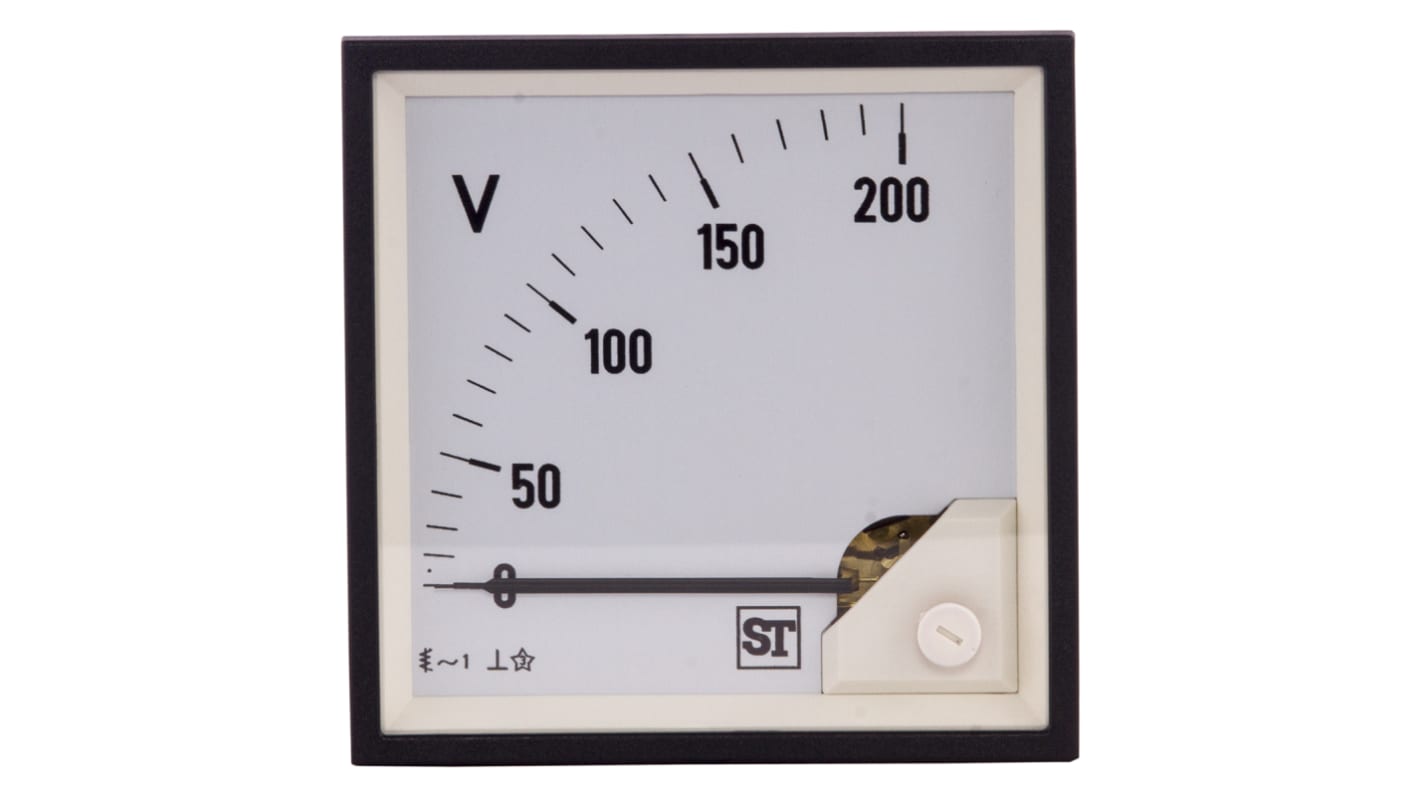 Sifam Tinsley Sigma Series Analogue Voltmeter AC, 92 x 92 mm