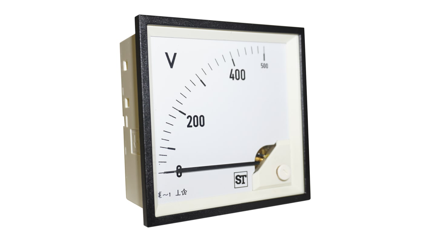 Sifam Tinsley Sigma Analoges Voltmeter AC, 92mm, 92mm, 54mm