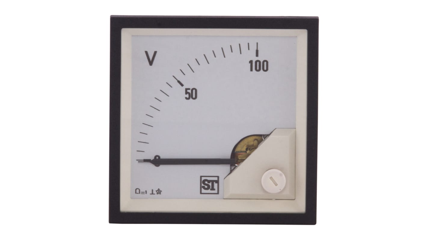 Sifam Tinsley Sigma Series Analogue Voltmeter DC, 45 x 45 mm