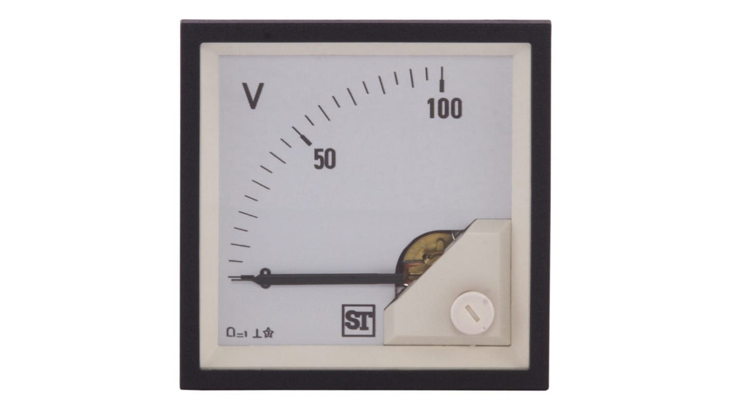 Sifam Tinsley Sigma Series Analogue Voltmeter DC, 92 x 92 mm