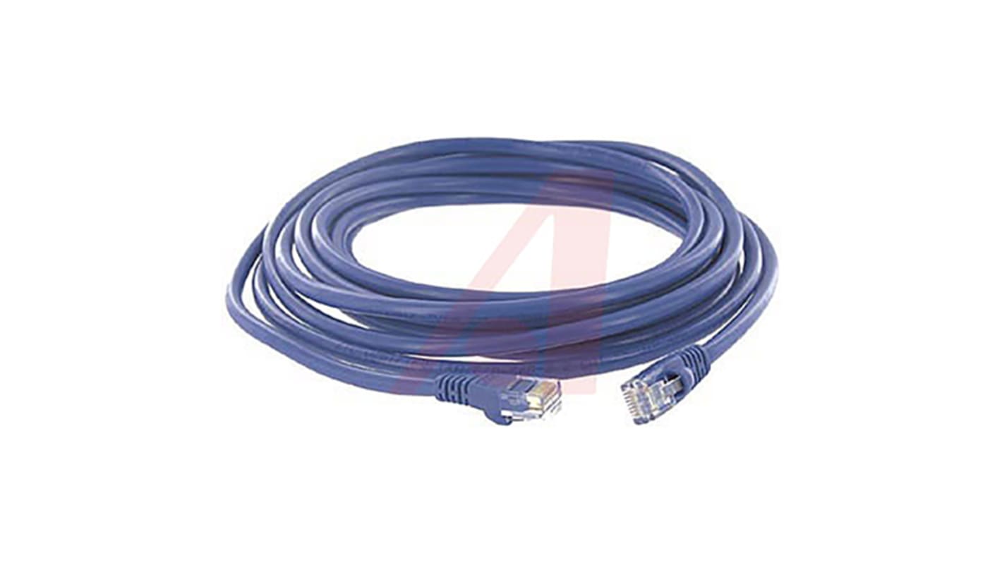 Cable Ethernet Cat5e U/UTP Cinch de color Azul, long. 1.52m, funda de PVC
