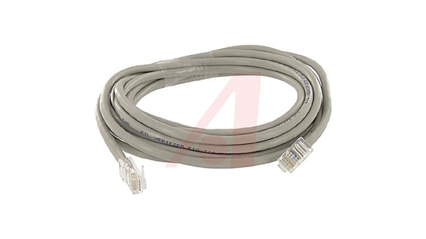 Cable Ethernet Cat5e U/UTP Cinch de color Gris, long. 4.27m