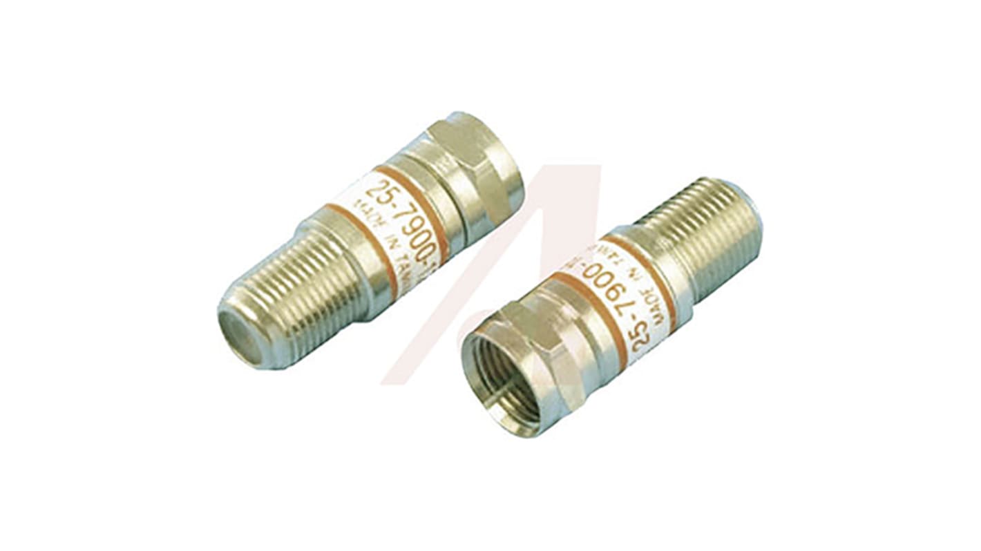 Cinch RF Attenuator Straight F Connector F Plug to F Socket, Operating Frequency 1GHz