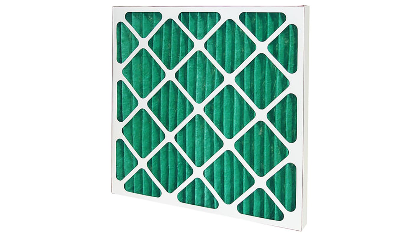 Camfil AeroPleat Eco Series Cotton, Synthetic Fibre Pleated Panel Filter, G4 Grade, 592 x 287 x 48mm