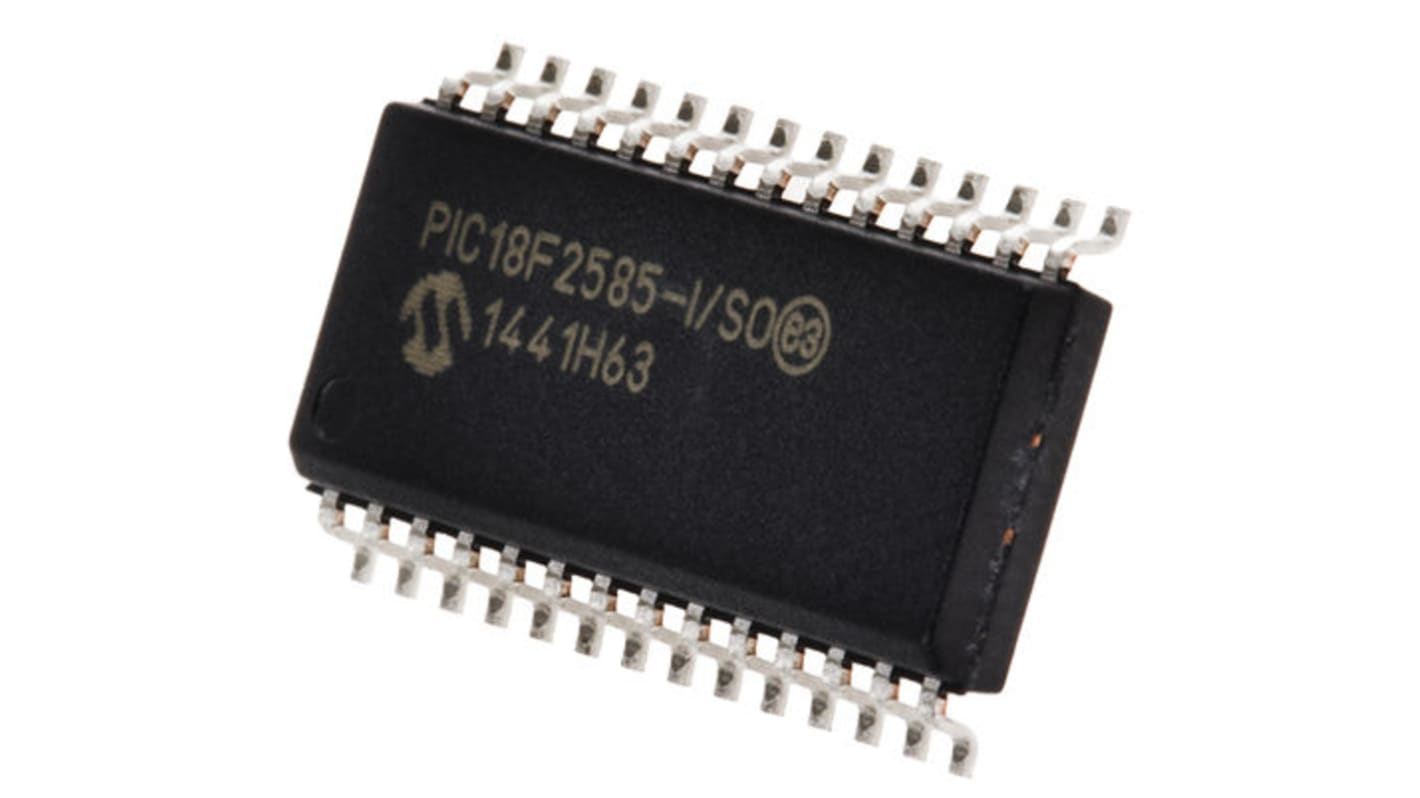 Microchip マイコン, PIC, 40MHz, 1.024 kB, 48 kB, フラッシュ, 28-Pin SOIC