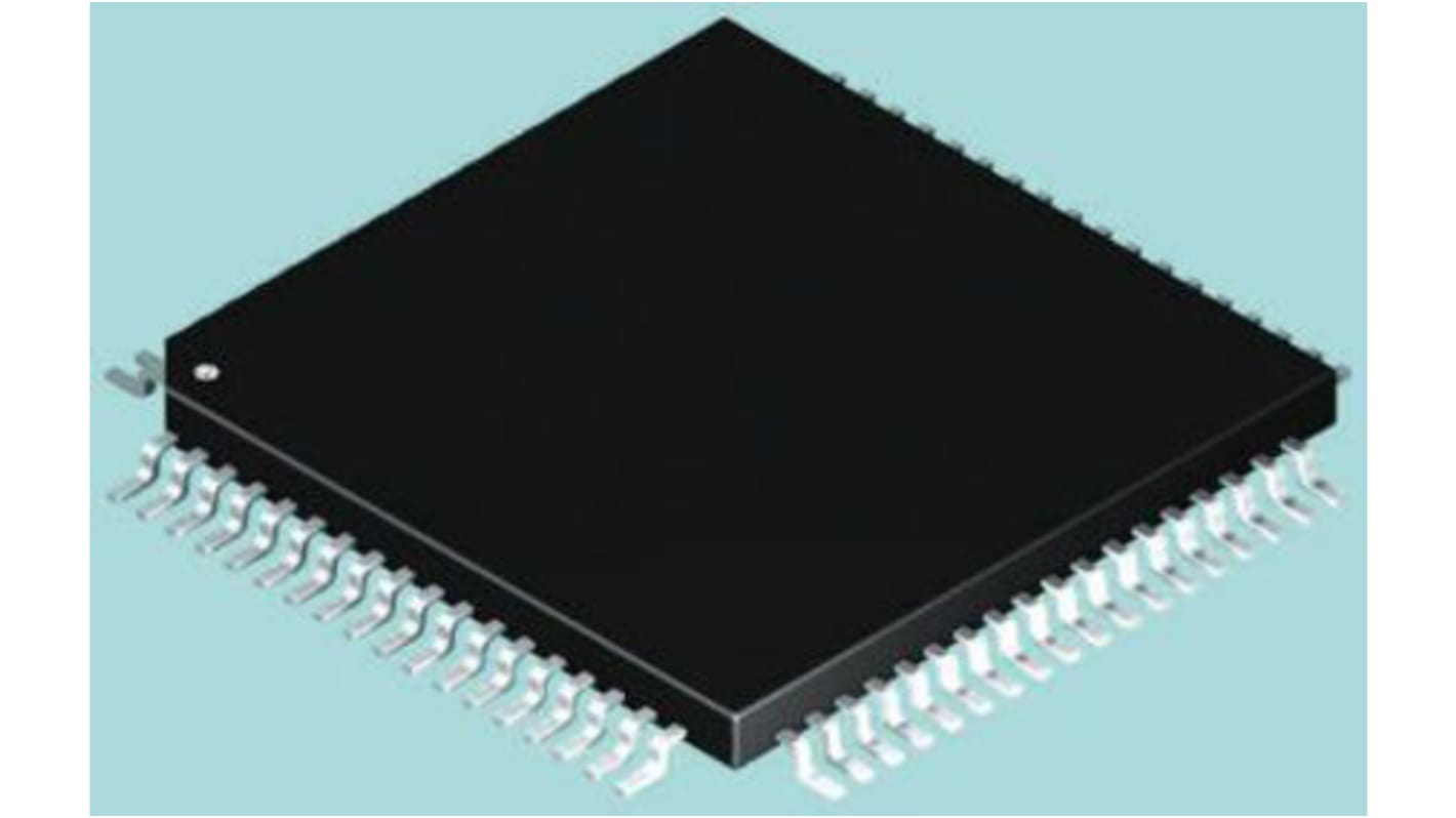 Microchip, 8bit PIC, PIC18F Microcontroller, 40MHz, 1.024 kB, 96 kB Flash, 80-Pin TQFP