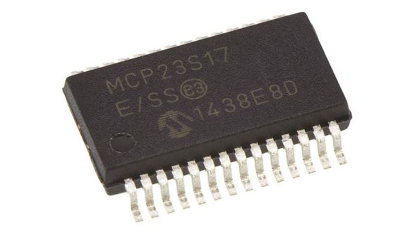 マイクロチップ, I/Oエキスパンダ, 16, シリアル-SPI, 28-Pin