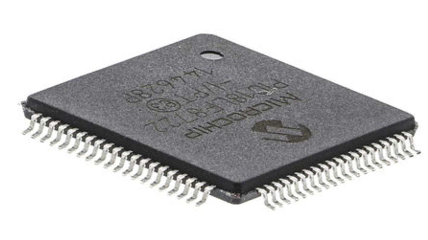 Microchip, 8bit PIC, PIC18F Microcontroller, 40MHz, 1.024 kB, 128 kB Flash, 80-Pin TQFP
