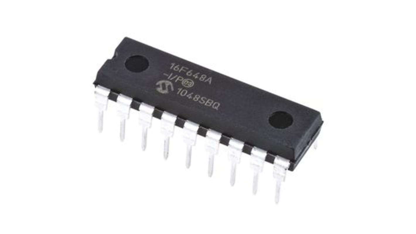 Microchipマイコン, PIC, 20MHz, 4096, フラッシュ, 18-Pin PDIP