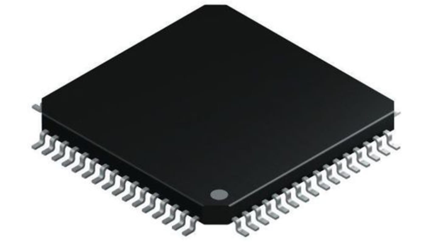 Processeur signal numérique, dsPIC30F6012A-30I/PF, 16bit, 30MIPS, 4,096 ko, 144 ko Flash, 16 x 12 bits ADC, TQFP 64 .