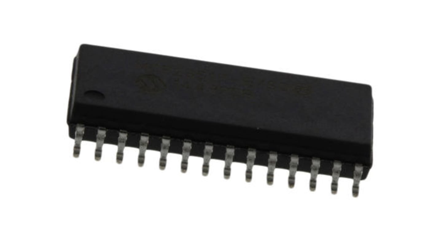 Expansor de E/S, MCP23S17-E/SO, 16 canales, Serie SPI, SOIC, 5MHZ, 28 pines