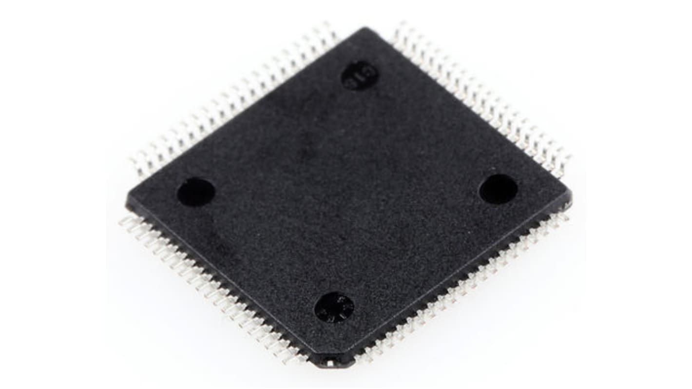 Microchip PIC18F87K22-I/PTRSL, 8bit PIC Microcontroller, PIC18F, 64MHz, 128 kB Flash, 80-Pin TQFP