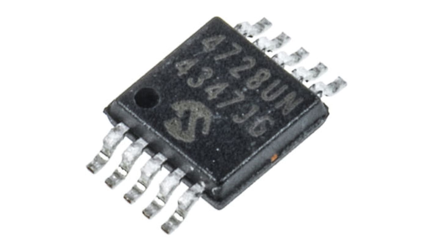 Microchip, DAC 12 bit- Serial (I2C), 10-Pin MSOP