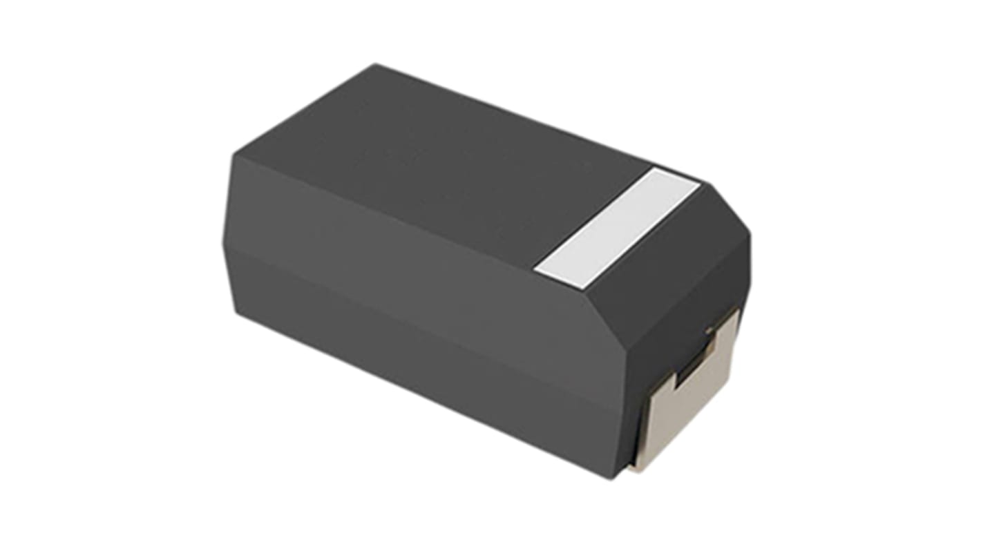 KEMET T591, SMD Elektrolyt Polymerkondensator 330μF ±20% / 6.3V dc, -55°C → +125°C