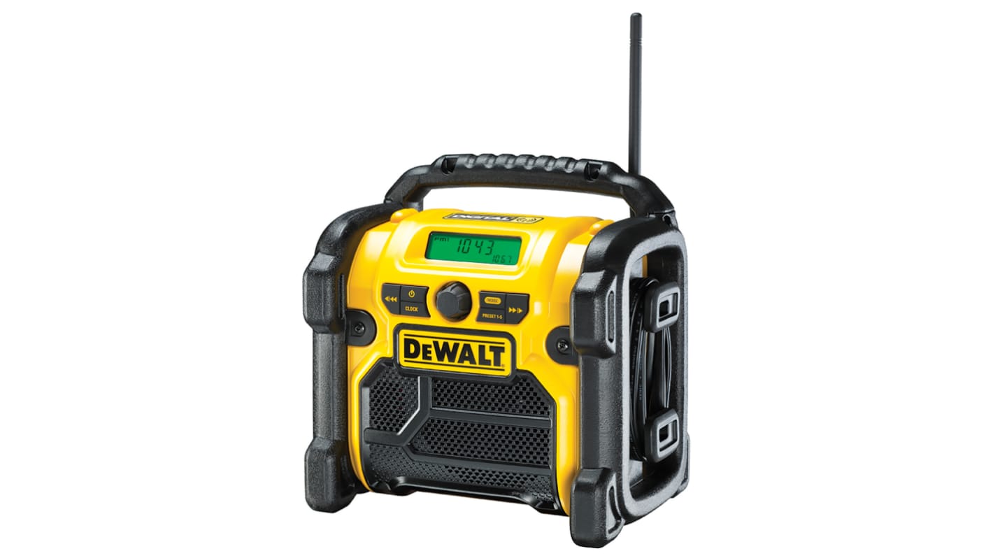 DeWALT Work Site Radio, 10.8 → 18V, DAB, 2.8kg