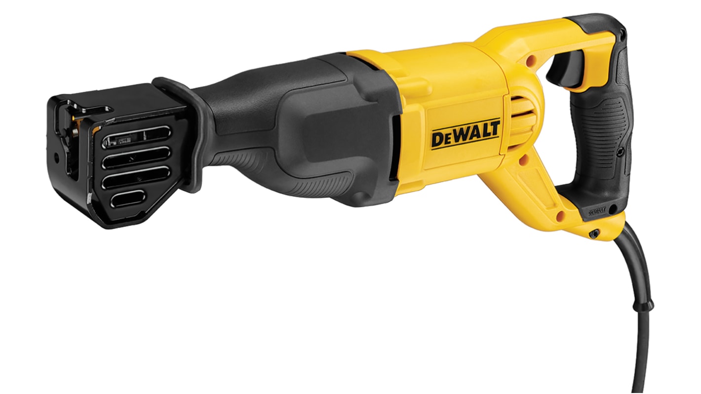 DeWALT DWE305PK Corded Reciprocating Saw, 110V, 3 Pin Industrial Plug