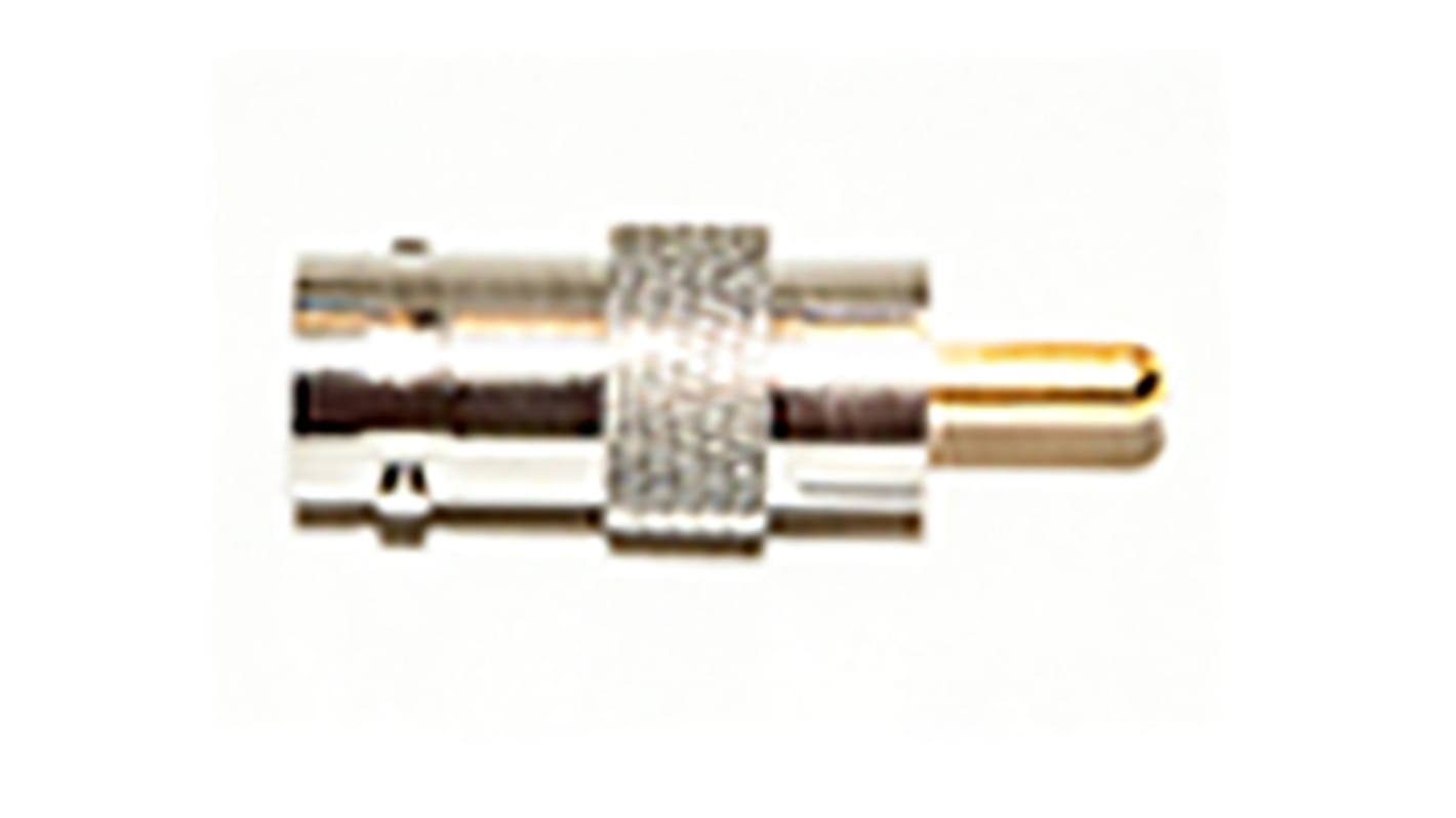 Mueller Electric Straight 50Ω RF Adapter BNC Socket to Phono Plug 12.4GHz