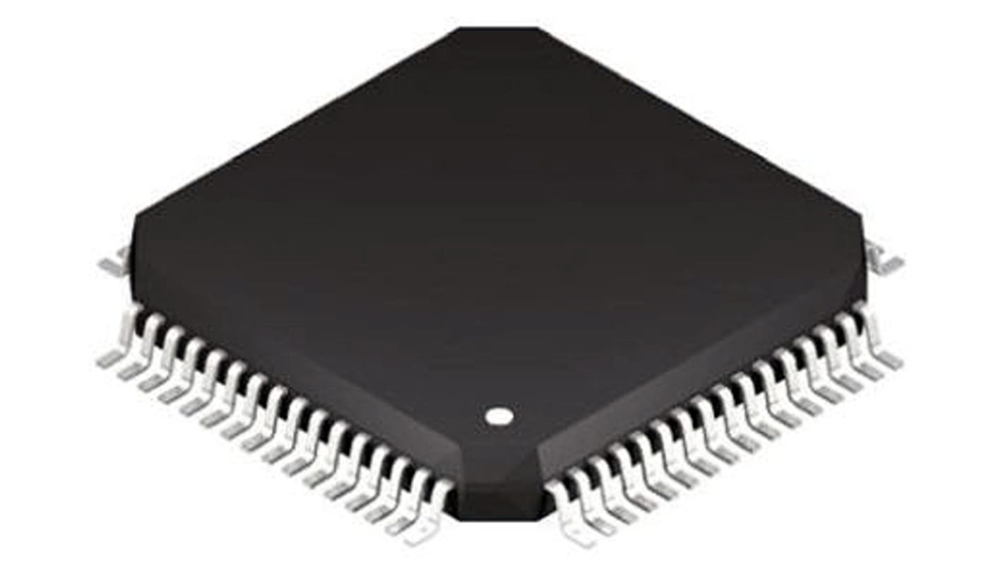 Microchip マイコン, PIC, 32MHz, 128 kB, フラッシュ, 64-Pin TQFP