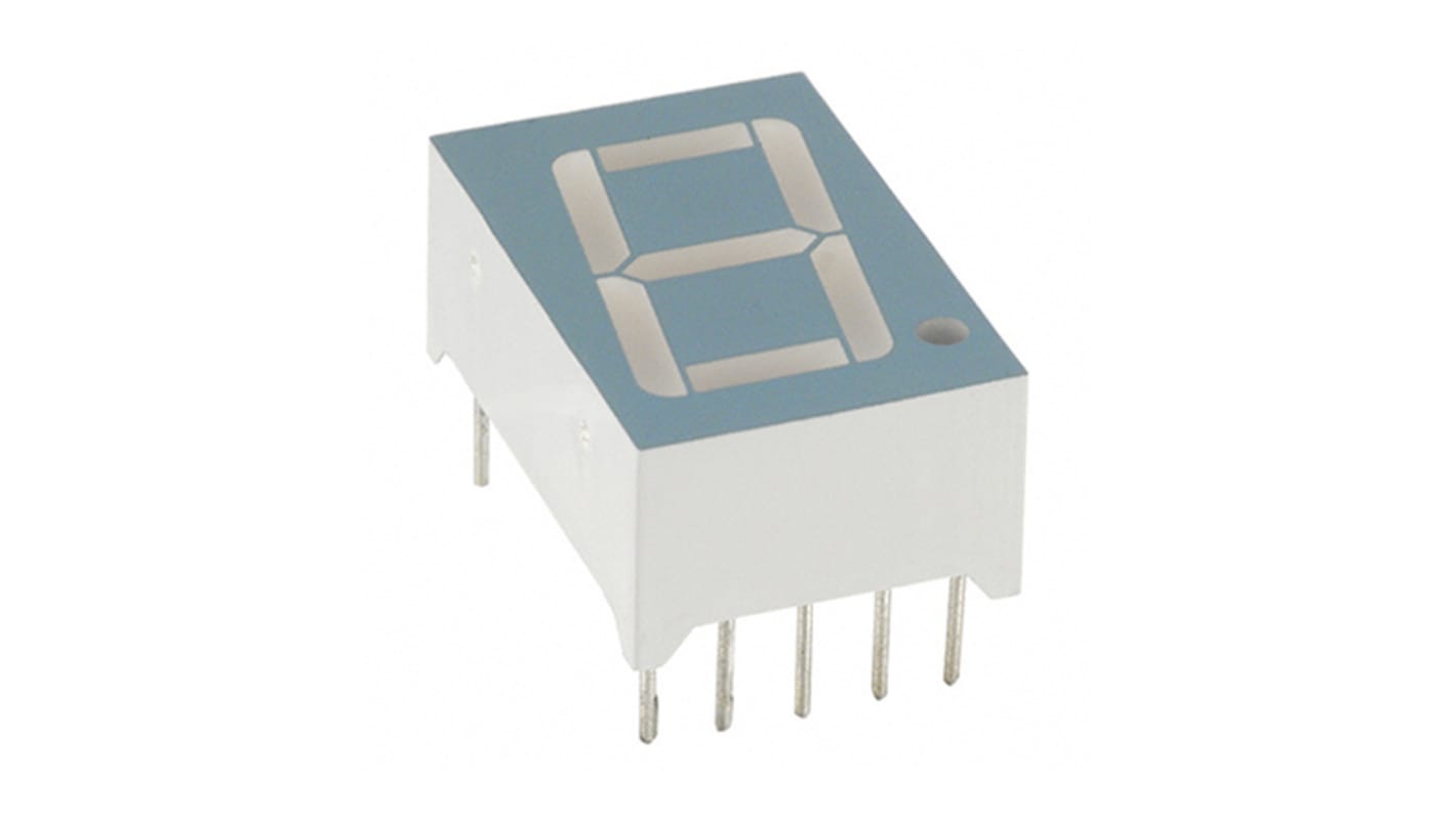 LDS-C514RI Lumex 7-Segment LED Display, CC Red 3900 mcd RH DP 14.2mm