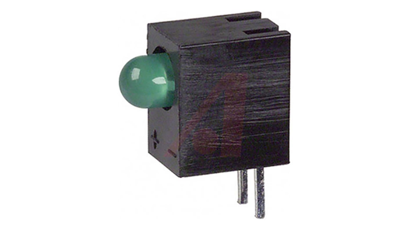 Lumex2.6 V Green LED 3mm Through Hole, SSF-LXH103GD