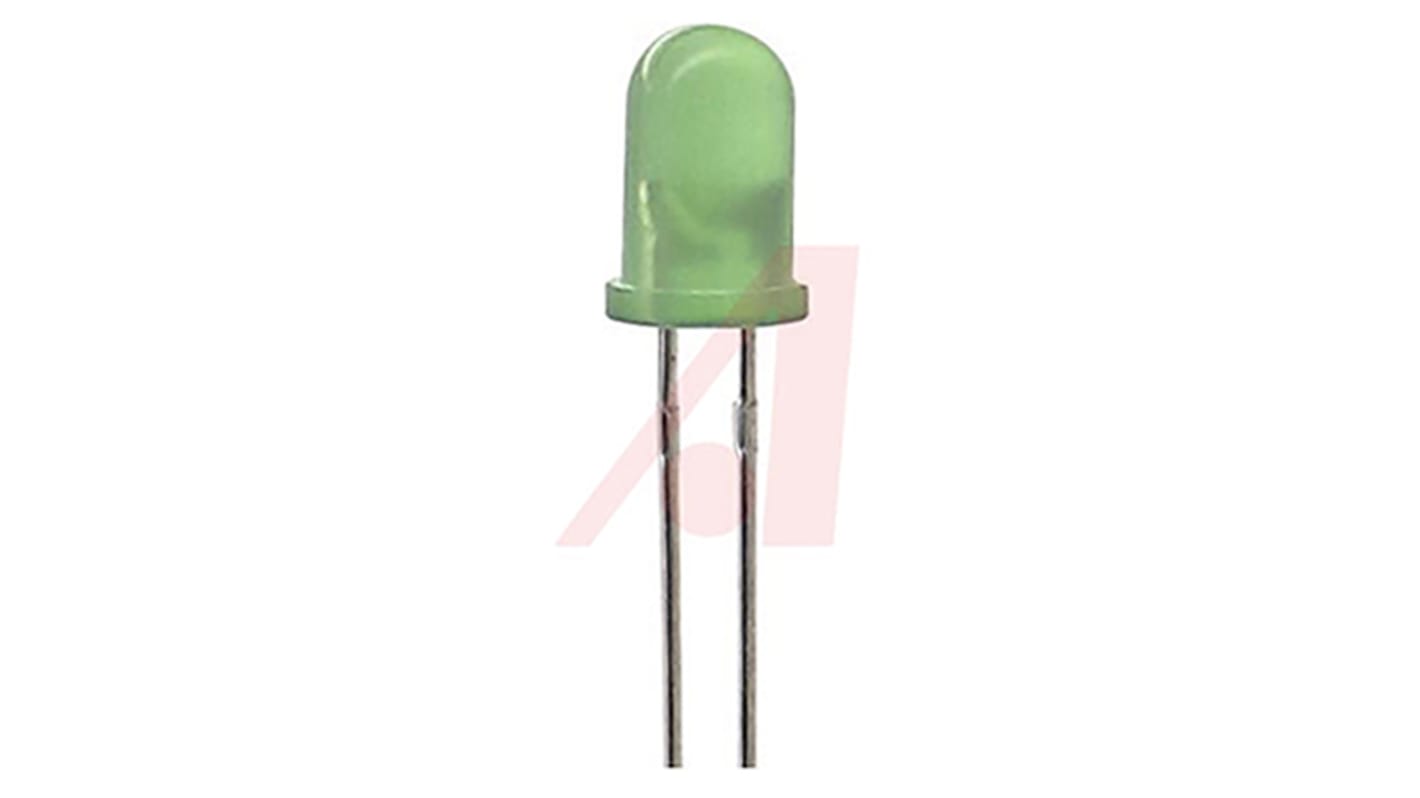 Lumex2.6 V Green LED 5mm Through Hole, SSL-LX5093PGD